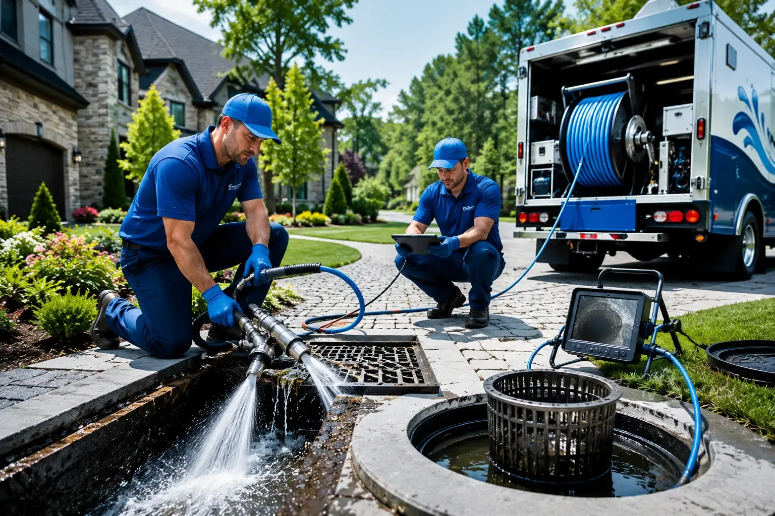 Local outdoor drain cleaning professionals in East Springfield, PA