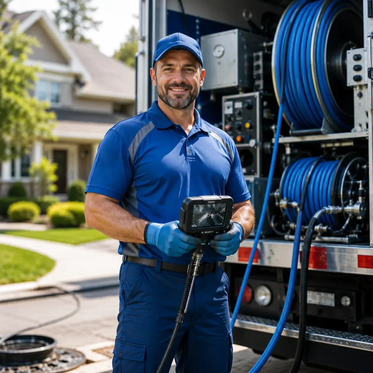 Local outdoor drain cleaning specialists in East Springfield, PA